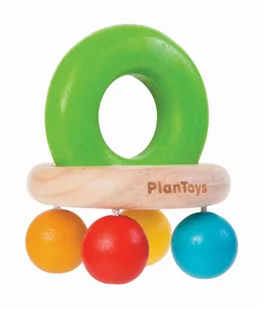 Plan Toys Grzechotka dzwoneczek Zabawki drewniane - Grzechotki dla dzieci - miniaturka - grafika 1