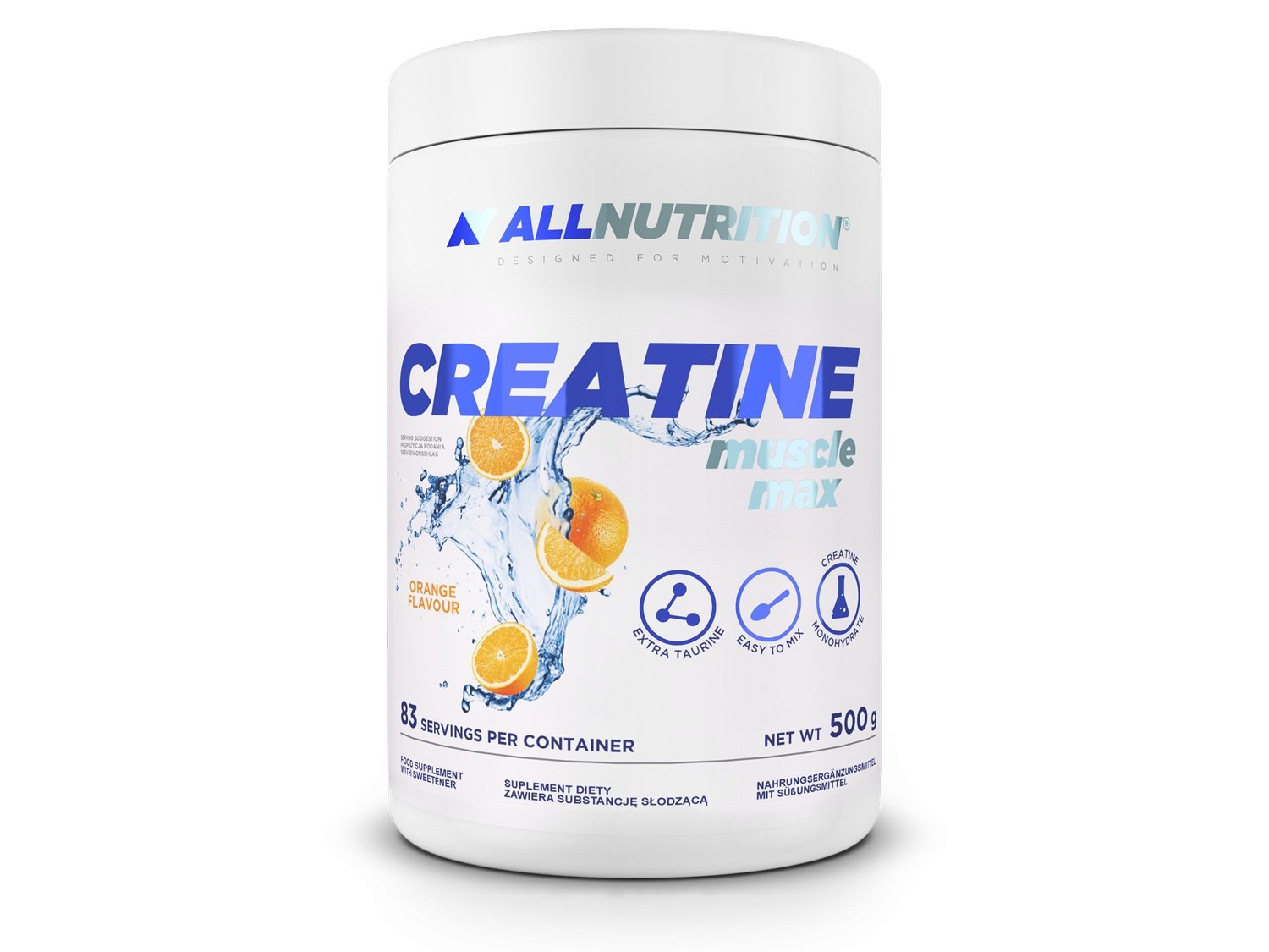 Allnutrition Creatine Muscule Max Orange, kreatyna 500 g