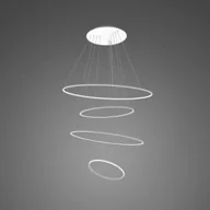 Lampy sufitowe - Lampa wisząca Ledowe okręgi No.4 Φ100 cm in 4k biała Altavola Design - miniaturka - grafika 1