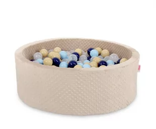 Suchy basen minky H-30 cm z piłkami 200szt.- beżowy - Suche baseny Suchy basen minky H-30 cm z piłkami 200szt.- beżowy - Suche baseny - miniaturka - grafika 1