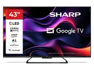 Telewizory - SHARP QLED 43HR8465E 43" 4K 144Hz Google TV - miniaturka - grafika 1