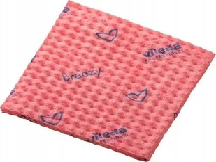 Vileda Vileda Åcierka NewBreazy 25 szt. 35x35 cm czerwona - Ściereczki, gąbki, czyściki - miniaturka - grafika 1