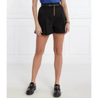 Spodenki damskie - Patrizia Pepe Szorty | Regular Fit | high waist - miniaturka - grafika 1