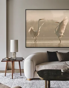 Czaple - dekoracja ścienna - Obrazy i zdjęcia na płótnie - miniaturka - grafika 1
