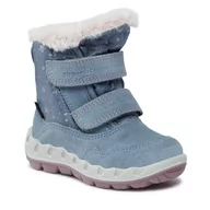 Buty dla dziewczynek - Śniegowce Superfit GORE-TEX 1-006011-8010 M Blue/Pink - miniaturka - grafika 1