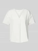 Bluzki damskie - Bluzka z dekoltem w serek model ‘PRISILLA’ - miniaturka - grafika 1