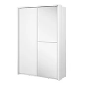 Szafy - Szafa przesuwna dwudrzwiowa ARTI AR-21 biały - miniaturka - grafika 1