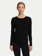 Bluzki damskie - EA7 Emporio Armani Bluzka 7W000522 AF10373 UC001 Czarny Regular Fit - miniaturka - grafika 1