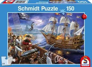 Schmidt Spiele Puzzle 150 el. Pirackie potyczki 23671 - Puzzle - miniaturka - grafika 1