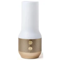 Lampy stojące - Lampka stołowa LEXON Terrace+ LA134D z głośnikiem i powerbankiem Złoty - miniaturka - grafika 1