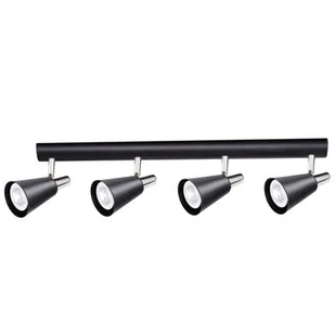 Kanlux OPRAWA ŚCIENNO-SUFITOWA SEMPRA EL-4I B-SR GU10 CZARNA 33097 - Lampy sufitowe - miniaturka - grafika 1