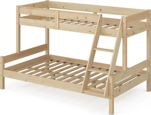 Vitalispa Łóżko piętrowe Everest, 120x200 / 80x200 cm, Naturalne drewno - Łóżka dla dzieci i młodzieży Vitalispa Łóżko piętrowe Everest, 120x200 / 80x200 cm, Naturalne drewno - Łóżka dla dzieci i młodzieży - miniaturka - grafika 1