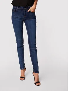 Morgan Jeansy 201-POM.P Granatowy Slim Fit - Spodnie damskie - miniaturka - grafika 1