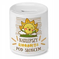 Skarbonki - Dla Komunisty Skarbonka na Urodziny na Prezent z Nadrukiem ze Zdjęciem + Opakowanie na prezent (wzór 03) - miniaturka - grafika 1