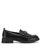 Mokasyny damskie - Jenny Fairy Mokasyny WFA3073-1 Czarny - miniaturka - grafika 1