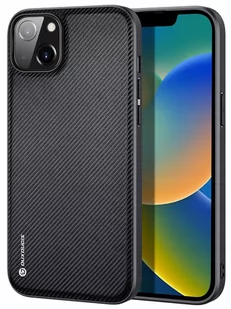 Dux Ducis Fino etui pokrowiec pokryty nylonowym materiałem iPhone 14 Plus czarny - Etui i futerały do telefonów - miniaturka - grafika 1