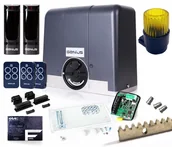 Zestawy do bram - Zestaw Genius Blizzard 500 + listwy + lampa do 500kg bram przesuwnych - miniaturka - grafika 1