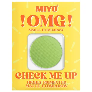 MIYO - !OMG! - Check Me Up - Highly Pigmented Matte Eyeshadow - Magnetyczny cień do powiek - Matowy - 1,3 g - 09 ALIEN - Cienie do powiek - miniaturka - grafika 2