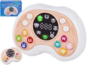 Gry planszowe - Zabawka Na Pamięć KONTROLER BEŻOWY Gamepad Edukacyjna gra dla dzieci Pad Konsola - miniaturka - grafika 1