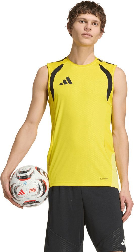 Adidas Koszulka męska adidas Tiro 26 Competition Sleeveless Jersey żółta KA7615 2XL