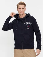 Bluzy męskie - Tommy Hilfiger Bluza Arched Varsity MW0MW33644 Granatowy Regular Fit - miniaturka - grafika 1