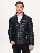 Kurtki męskie - Milestone Kurtka skórzana Malik 991019 60215 Granatowy Regular Fit - miniaturka - grafika 1