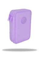 Piórniki - Piórnik 2-komorowy z wyposażeniem Coolpack Jumper 2 pastel powde fiolet - miniaturka - grafika 1