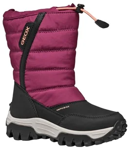Geox J Himalaya Girl B AB Snow Boot, DK Raspberry/Coral, 1 UK, Dk malinowy koral, 1 UK - Moda i Uroda OUTLET - miniaturka - grafika 1