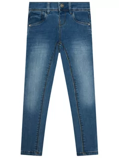 Spodnie i spodenki dla chłopców - Name it Jeansy 13172736 Granatowy Skinny Fit - grafika 1