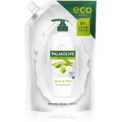Kosmetyki do kąpieli - PALMOLIVE NATURALS ŻEL POD PRYSZNIC OLIVE & MILK REFILL 1000ML - miniaturka - grafika 1