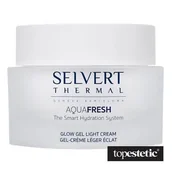 Kremy do twarzy - Selvert Thermal Glow Gel Light Cream Lekki krem / żel nawadniający z efektem \"Glow\" 50 ml - miniaturka - grafika 1