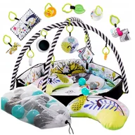 Maty edukacyjne - Duża mata interaktywna edukacyjna 4w1 Piłki ŚWIĘTA PREZENT DZIECKA - miniaturka - grafika 1