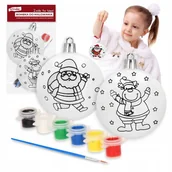 Dekoratorstwo - 2X Zestaw Bombek Do Malowania Kreatywny Zestaw Świąteczne Zawieszki Prezent - miniaturka - grafika 1