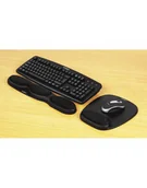 Podkładki pod mysz - Kensington Podkładka pod mysz Gel Wrist Rest Black - miniaturka - grafika 1