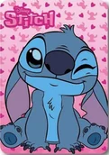 Koce i narzuty dla dzieci - Faro Koc dla dzieci polarowy 100X140 Lilo i Stitch - miniaturka - grafika 1
