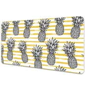 Podkładki na biurko - Podkładka mata ochronna na biurko Ananas 90x45 cm - miniaturka - grafika 1