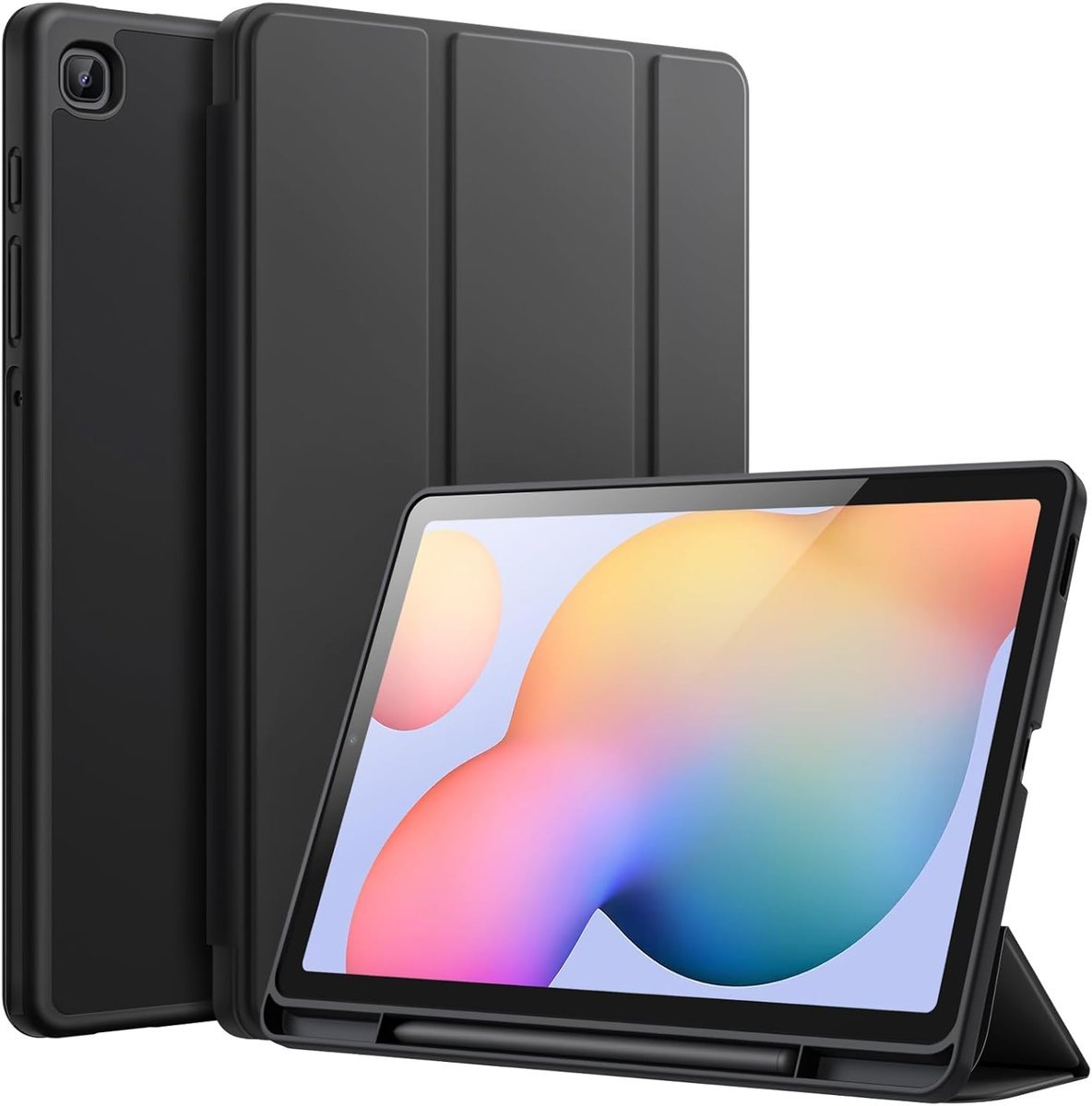 JETech Etui dla Samsung Galaxy Tab S6 Lite 10,4 Cala 2024/2022/2020 z S Pen Uchwyt, Szczupły Osłona Tabletu z Miękkim Tył TPU, Automatycznie Budzi/S..