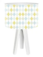 Lampy stojące - Macodesign Lampa biurkowa Pastelowe romby mini-foto-259w, 60 W - miniaturka - grafika 1