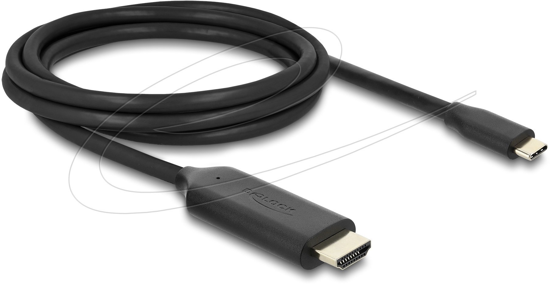Delock USB Type-C do HDMI kabel DP Alt Mode 8K 60 Hz z HDR funkcja 2 m czarny 80599