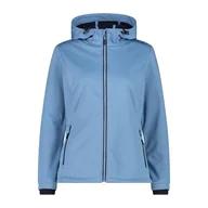 Kurtki damskie - CMP Damska kurtka softshellowa, ze stałym kapturem, kurtka damska - miniaturka - grafika 1