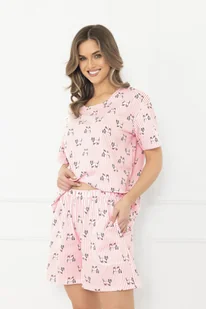 Piżama damska krótki rękaw, krótkie spodnie Sajla - Italian Fashion - Piżamy damskie - miniaturka - grafika 1