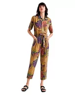 Spodnie damskie - Desigual Spodnie damskie Lara Kombinezony, ZIELONY, L - miniaturka - grafika 1