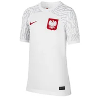 Koszulki sportowe męskie - Koszulka Nike Polska Stadium Jsy Home Jr Dn0841 100 - miniaturka - grafika 1
