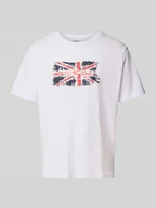 Koszulki męskie - T-shirt o kroju regular fit z czystej bawełny - miniaturka - grafika 1