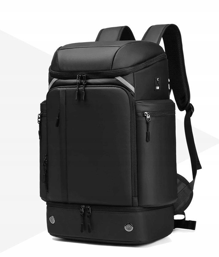 Plecak miejski na laptopa 15,6'' i tablet 10'' z miejscem na buty I030)