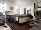 Łóżka - Łóżko Rama Factory #141 Mango Z Nadrukiem 180X200 Cm (1) B 8522 - miniaturka - grafika 1