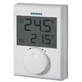 Termostat Siemens digitální prostorový, s kolečkem, drátový (RDH100) - Systemy inteligentnych domów - miniaturka - grafika 1