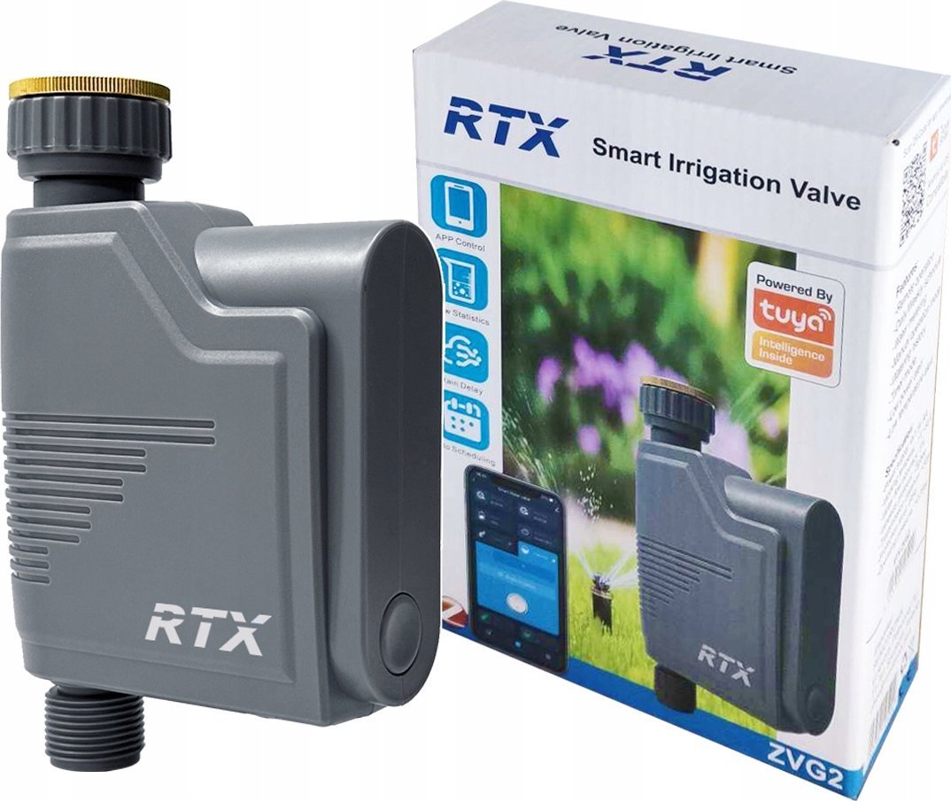 RTX Zawór System Nawadniania Podlewania Ogrodu Tuya Zigbee # Pomiar Wody