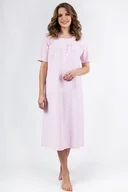 Bielizna nocna - Koszulka damska Anitta różowa 4XL - miniaturka - grafika 1