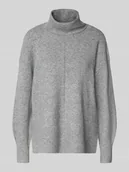 Swetry damskie - Golf o kroju regular fit z dodatkiem wełny model ‘MALOU’ - miniaturka - grafika 1